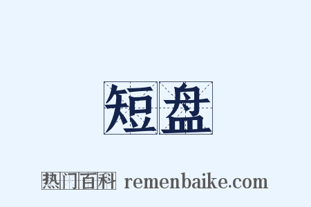 短盘是什么意思的图片